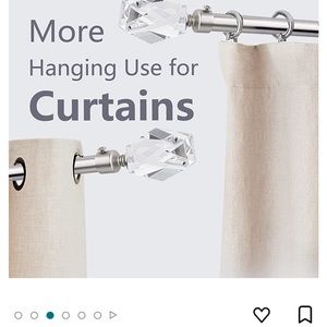 New Curtain rods.